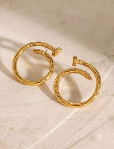 Nail Earrings