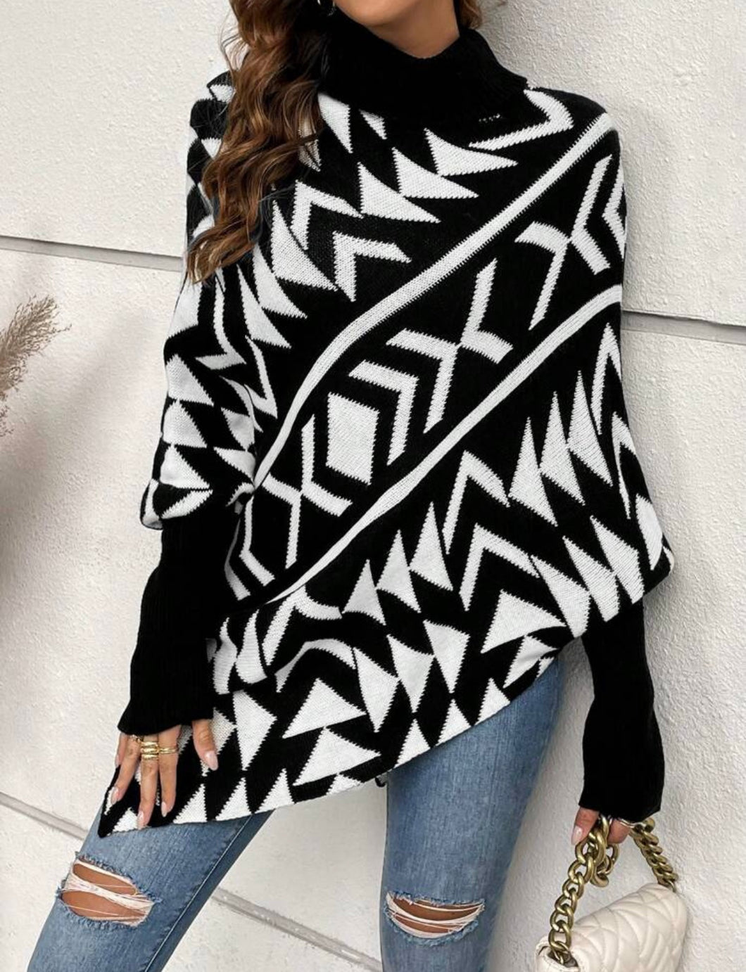 Poncho sweater